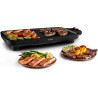 Tefal - Booster - Plancha électrique - 6 personnes - 2200W - Noir | Grill pour 6 à 8 personnes avec zone boost haute performance