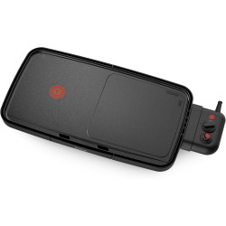 Tefal - Booster - Plancha électrique - 6 personnes - 2200W - Noir | Grill pour 6 à 8 personnes avec zone boost haute performance