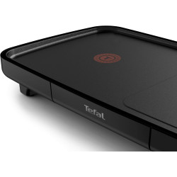 Tefal - Booster - Plancha électrique - 6 personnes - 2200W - Noir | Grill pour 6 à 8 personnes avec zone boost haute performance