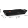 Tefal - Booster - Plancha électrique - 6 personnes - 2200W - Noir | Grill pour 6 à 8 personnes avec zone boost haute performance