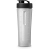 Philips Mini Blender mixeur To-Go, 350W, Gourde nomade 0,7L, Argenté | Lames en acier inoxydable, 2 vitesses, utilisation quotid