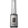 Philips Mini Blender mixeur To-Go, 350W, Gourde nomade 0,7L, Argenté | Lames en acier inoxydable, 2 vitesses, utilisation quotid