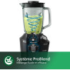 Philips Blender mixeur 3000 ProBlend, 600W, 2L + gourde nomade, Noir | 2 vitesses + Pulse, Glace pilée simplement, Blender smoot