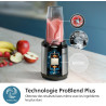 Philips Blender mixeur 5000 ProBlend Plus, 800W, 0,7L, Inox | Mixez en 1 mouvement, 6 lames tranchantes & détachables, Design co
