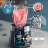 Philips Blender mixeur 5000 ProBlend Plus, 1000W, Bol verre 2L, Noir | 3 vitesses + Pulse, lames ProBlend, Bocal nervuré, Blende