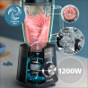 Philips Blender mixeur 5000 ProBlend Plus, 1200W, Bol verre 2L + acc., Noir | 3 vitesses + Pulse, Gourde incl, lames ProBlend, B