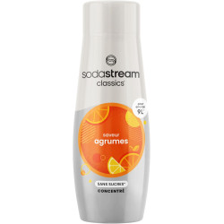 Sodastream Concentré Agrumes Sans Sucres pour Machine à Eau Pétillante