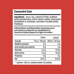 SodaStream Concentré Cola pour Machine à Eau Pétillante et Soda | Préparez jusqu'à 9 Litres de Cola en Quelques Secondes, 440ml 