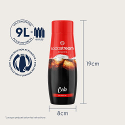 SodaStream Concentré Cola pour Machine à Eau Pétillante et Soda | Préparez jusqu'à 9 Litres de Cola en Quelques Secondes, 440ml 