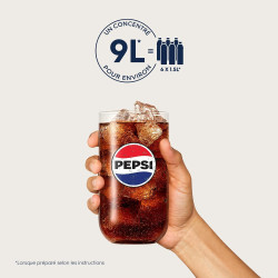 SodaStream Concentré Pepsi Cherry Zéro pour Machine à Eau Pétillante et Soda | Préparez jusqu'à 9 Litres de Pepsi en Quelques Se