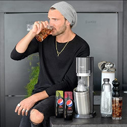 SodaStream Concentré Pepsi Cherry Zéro pour Machine à Eau Pétillante et Soda | Préparez jusqu'à 9 Litres de Pepsi en Quelques Se