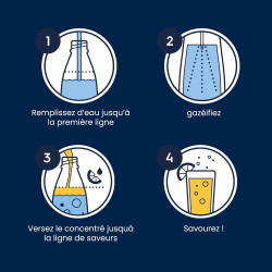 Sodastream Lot de 6 Concentrés Cola pour Machine à Eau Pétillante et Soda