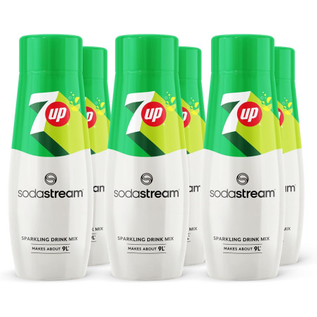 Sodastream Lot de 6 Concentrés 7Up pour Machine à Eau Pétillante et Soda