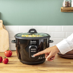 Tefal - Classic 2 - Cuiseur à riz - Antiadhésif - 3 L - Noir