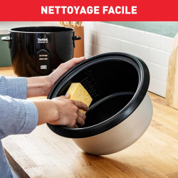 Tefal - Classic 2 - Cuiseur à riz - Antiadhésif - 5 L - Noir