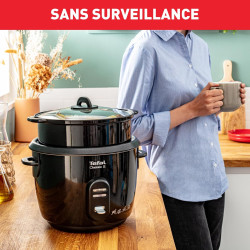 Tefal - Classic 2 - Cuiseur à riz - Antiadhésif - 5 L - Noir