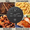 Ninja CRISPi Air Fryer Design Compact 4 en 1, bols 3,8 ou 1,4L FN101EUST | frire sans huile, rôtir, garder au chaud, refaire dor