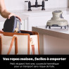 Ninja CRISPi Air Fryer Design Compact 4 en 1, bols 3,8 ou 1,4L FN101EUST | frire sans huile, rôtir, garder au chaud, refaire dor