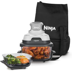 Ninja CRISPi Air Fryer Design Compact 4 en 1, bols 3,8 ou 1,4L FN102EU | frire sans huile, rôtir, garder au chaud, refaire dorer