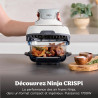 Ninja CRISPi Air Fryer Design Compact 4 en 1, bols 3,8 ou 1,4L FN102EU | frire sans huile, rôtir, garder au chaud, refaire dorer
