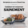 Ninja CRISPi Air Fryer Design Compact 4 en 1, bols 3,8 ou 1,4L FN102EU | frire sans huile, rôtir, garder au chaud, refaire dorer