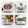 Ninja CRISPi Air Fryer Design Compact 4 en 1, bols 3,8 ou 1,4L FN102EU | frire sans huile, rôtir, garder au chaud, refaire dorer