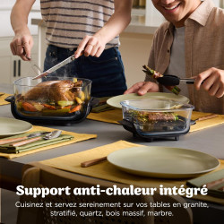 Ninja CRISPi Air Fryer Design Compact 4 en 1, bols 3,8 ou 1,4L FN102EU | frire sans huile, rôtir, garder au chaud, refaire dorer