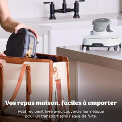 Ninja CRISPi Air Fryer Design Compact 4 en 1, bols 3,8 ou 1,4L FN102EU | frire sans huile, rôtir, garder au chaud, refaire dorer