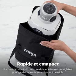 Ninja CRISPi Air Fryer Design Compact 4 en 1, bols 3,8 ou 1,4L FN102EU | frire sans huile, rôtir, garder au chaud, refaire dorer