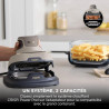 Ninja CRISPi Air Fryer Design Compact 4 en 1, bols 3,8 ou 1,4L FN101EUSTGD | Bols interchangeables en Verre avec Couvercles, Cap