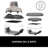 Ninja CRISPi Air Fryer Design Compact 4 en 1, bols 3,8 ou 1,4L FN101EUSTGD | Bols interchangeables en Verre avec Couvercles, Cap