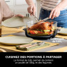Ninja CRISPi Air Fryer Design Compact 4 en 1, bols 3,8 ou 1,4L FN101EUSTGD | Bols interchangeables en Verre avec Couvercles, Cap