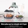 Ninja CRISPi Air Fryer Design Compact 4 en 1, bols 3,8 ou 1,4L FN101EUSG | frire sans huile, rôtir, garder au chaud, refaire dor