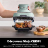Ninja CRISPi Air Fryer Design Compact 4 en 1, bols 3,8 ou 1,4L FN101EUSG | frire sans huile, rôtir, garder au chaud, refaire dor