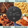 Ninja CRISPi Air Fryer Design Compact 4 en 1, bols 3,8 ou 1,4L FN101EUSG | frire sans huile, rôtir, garder au chaud, refaire dor