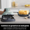 Ninja CRISPi Air Fryer Design Compact 4 en 1, bols 3,8 ou 1,4L FN101EUSG | frire sans huile, rôtir, garder au chaud, refaire dor