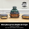 Ninja CRISPi Air Fryer Design Compact, 3,8L /2,3L / 1,4L, 4-en-1: cuisson à l'air chaud, rôtisserie, maintien au chaud, croustil
