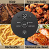 Ninja CRISPi Air Fryer Design Compact, 3,8L /2,3L / 1,4L, 4-en-1: cuisson à l'air chaud, rôtisserie, maintien au chaud, croustil