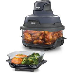 Ninja CRISPi Air Fryer Design Compact 4 en 1, bols 3,8 ou 1,4L FN101EUGY | frire sans huile, rôtir, garder au chaud, refaire dor
