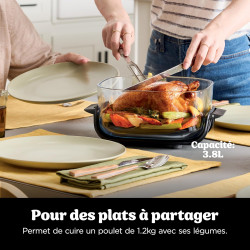 Ninja CRISPi Air Fryer Design Compact 4 en 1, bols 3,8 ou 1,4L FN101EUGY | frire sans huile, rôtir, garder au chaud, refaire dor