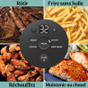 Ninja CRISPi Air Fryer Design Compact 4 en 1, bols 3,8 ou 1,4L FN101EUGY | frire sans huile, rôtir, garder au chaud, refaire dor