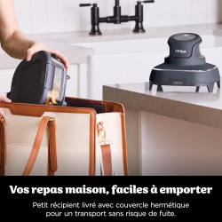 Ninja CRISPi Air Fryer Design Compact 4 en 1, bols 3,8 ou 1,4L FN101EUGY | frire sans huile, rôtir, garder au chaud, refaire dor