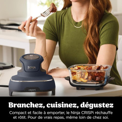 Ninja CRISPi Air Fryer Design Compact 4 en 1, bols 3,8 ou 1,4L FN101EUGY | frire sans huile, rôtir, garder au chaud, refaire dor