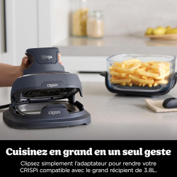 Ninja CRISPi Air Fryer Design Compact 4 en 1, bols 3,8 ou 1,4L FN101EUGY | frire sans huile, rôtir, garder au chaud, refaire dor