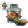 Ninja CRISPi PRO XL, Friteuse sans huile, bols 5,7l et 2,3l AS090EUGN | 5 modes de cuisson prédéfinis, avec contenants en verre 