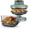 Ninja CRISPi PRO XL, Friteuse sans huile, bols 5,7l et 2,3l AS090EUGN | 5 modes de cuisson prédéfinis, avec contenants en verre 