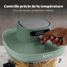 Ninja CRISPi PRO XL, Friteuse sans huile, bols 5,7l et 2,3l AS090EUGN | 5 modes de cuisson prédéfinis, avec contenants en verre 