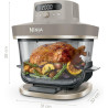 Ninja CRISPi PRO XL, Friteuse sans huile, bols 5,7l et 2,3l AS090EUSD | 5 modes de cuisson prédéfinis, avec contenants en verre 