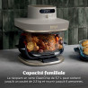 Ninja CRISPi PRO XL, Friteuse sans huile, bols 5,7l et 2,3l AS090EUSD | 5 modes de cuisson prédéfinis, avec contenants en verre 