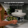 Ninja CRISPi PRO XL, Friteuse sans huile, bols 5,7l et 2,3l AS090EUSD | 5 modes de cuisson prédéfinis, avec contenants en verre 